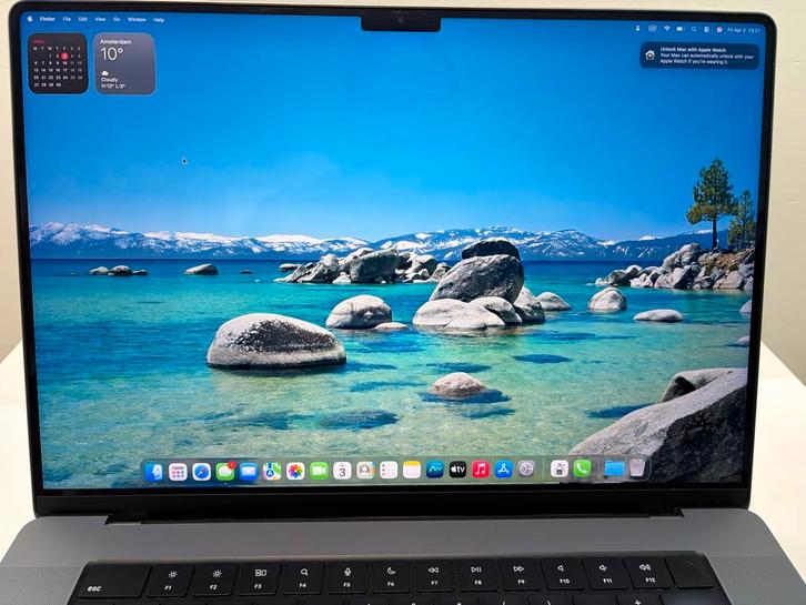 Macbook Pro M1 2021 16.2 inch Space Gray, Computers en Software, Apple Macbooks, Gebruikt, MacBook Pro, 16 inch, Onbekend, 512 GB