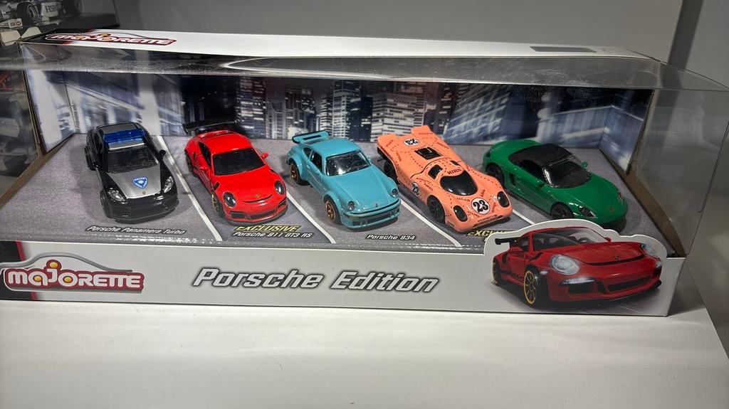 Porsche edition giftpack majorette 1.64, Auto, Ophalen of Verzenden, A, A