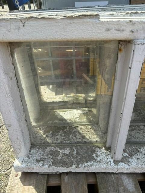 4 betonen Kozijnen, Ophalen, Gevelraam of Ruit, Gebruikt, Minder dan 80 cm