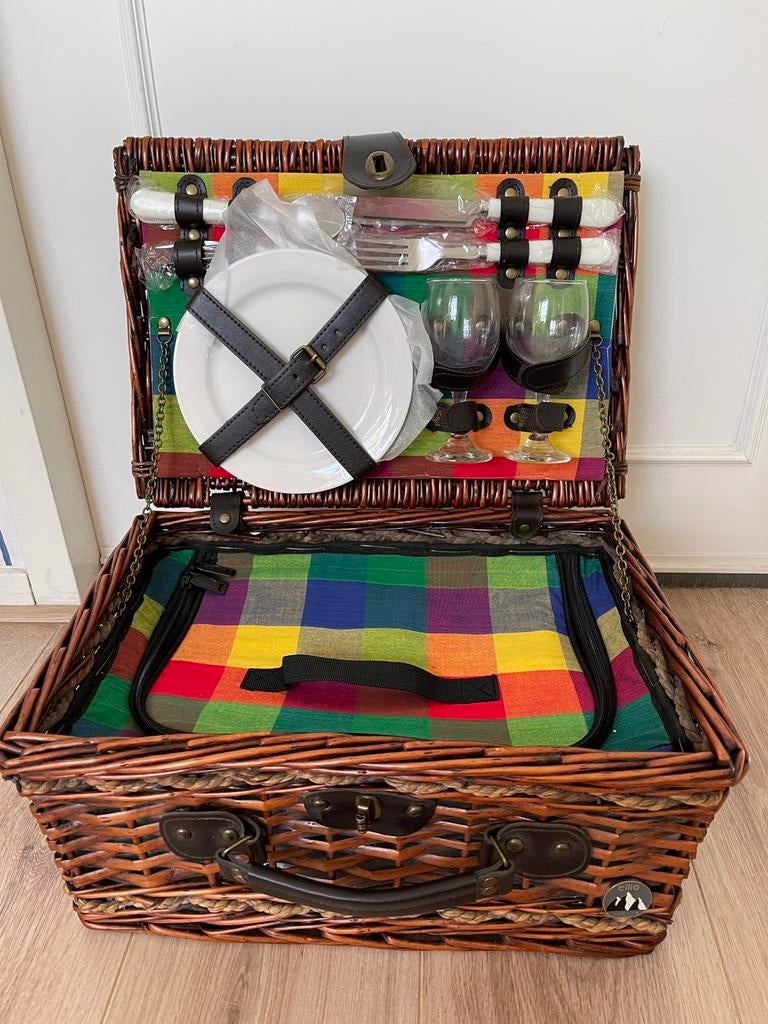 Cilio picknickmand 2-pers. Nieuw, Ophalen of Verzenden, Nieuw
