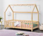Huisbed kinderbed 70x140cm houtkleurig, Ophalen, 70 tot 85 cm, 140 tot 160 cm, Zo goed als nieuw