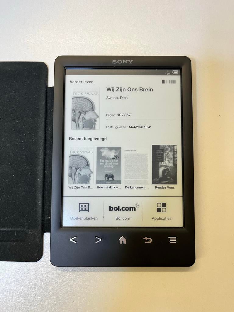 Sony E-reader PRS-T3 met LED-lampje en 8GB SD kaart, Computers en Software, E-readers, Gebruikt, 8 GB, Ophalen of Verzenden, Touchscreen