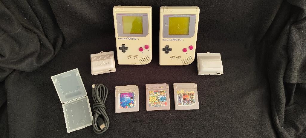 2 Game-Boy's 1989, Puzzel en Educatief, Gebruikt, Verzenden, 1 speler