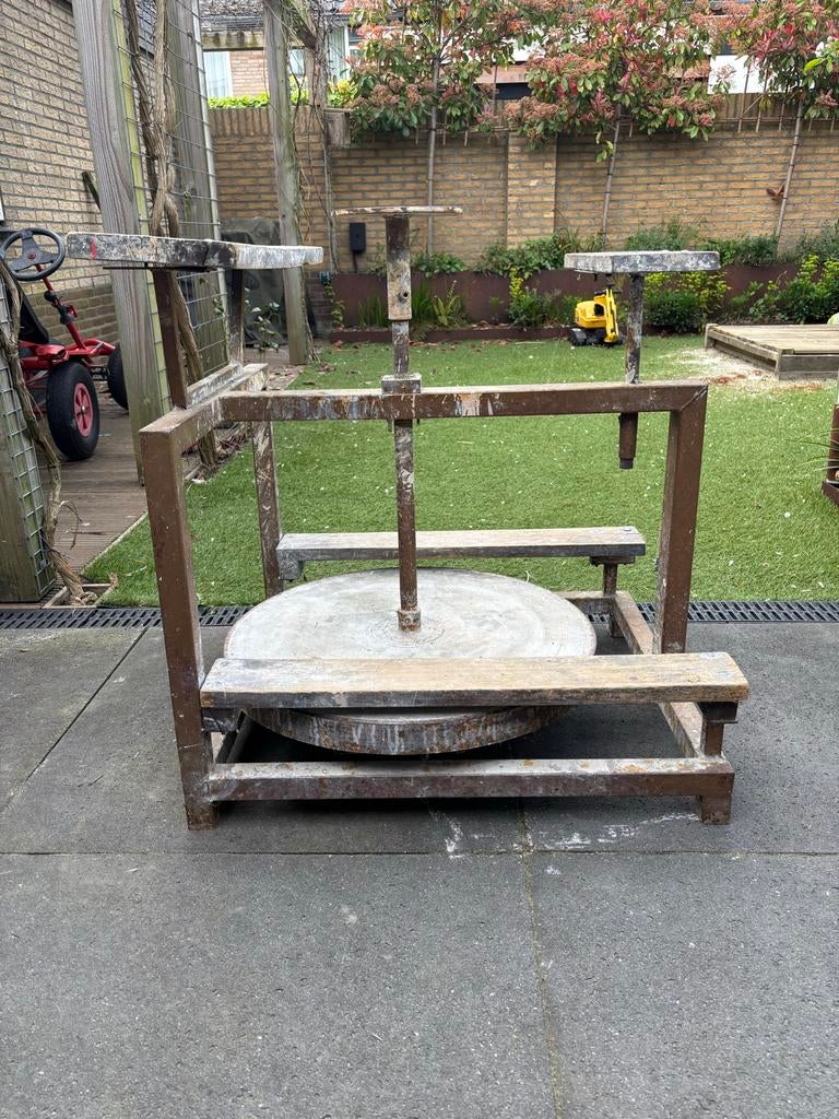 Robuuste Klei Potten Draaitafel - Handgemaakt, Ophalen, Gebruikt