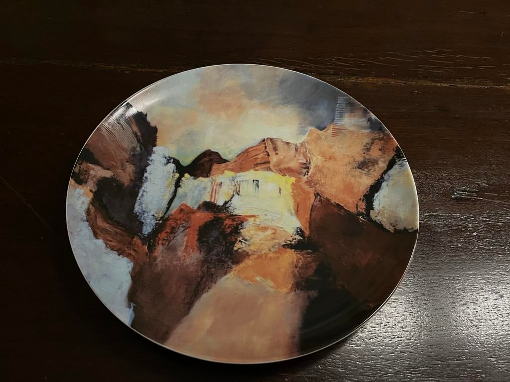 Bord 'Proeven van kunst' - Ellen de Jongh - Grand Canyon, Antiek en Kunst, Ophalen of Verzenden