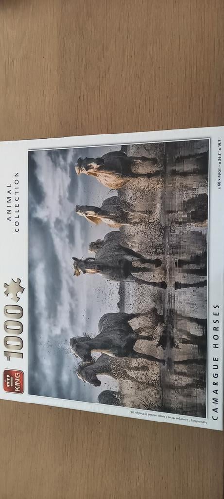 Puzzel paarden voorbeeld, Ophalen, 500 t/m 1500 stukjes