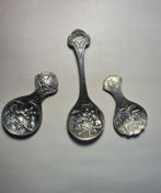 Set van 3 verzilverd lepels, van nelle / nieuwpoort, Antiek en Kunst, Antiek | Bestek, Ophalen of Verzenden