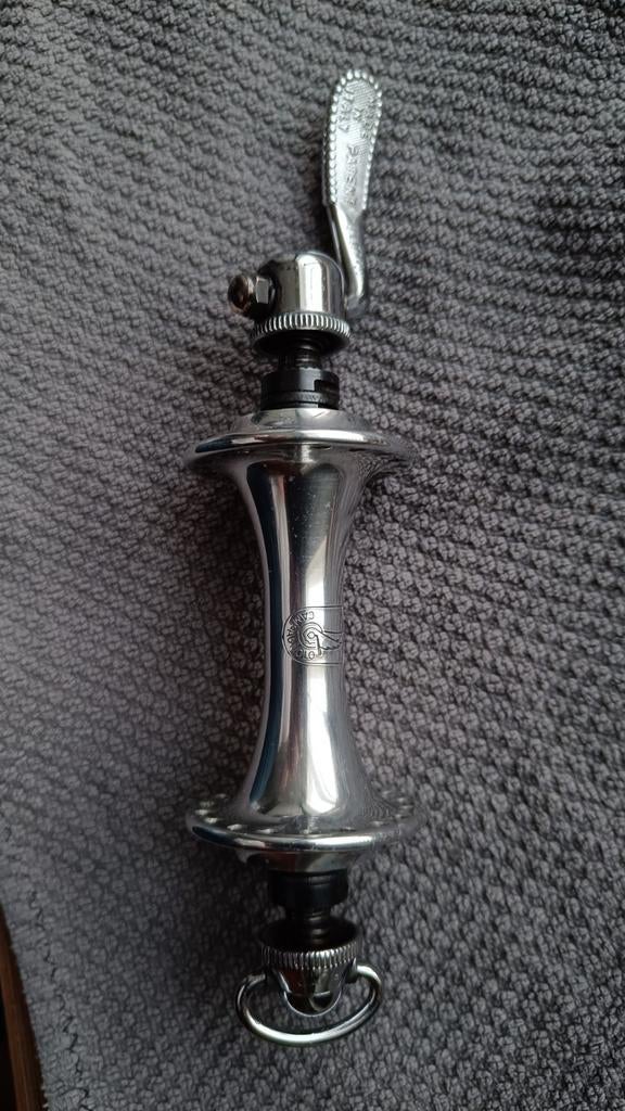 Campagnolo voornaaf 36 spaaks met quick release, Fietsen en Brommers, Fietsonderdelen, Ophalen of Verzenden, Gebruikt, Wiel
