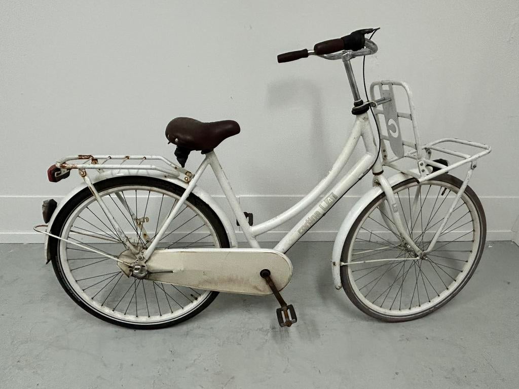 Cortina U4 Transportfiets – 28 inch – Wit, Overige merken, Terugtraprem, Versnellingen, Ophalen of Verzenden