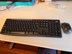 Logitech wireless keyboard and mouse, Ophalen, Nieuw, Draadloos, Logitech MX