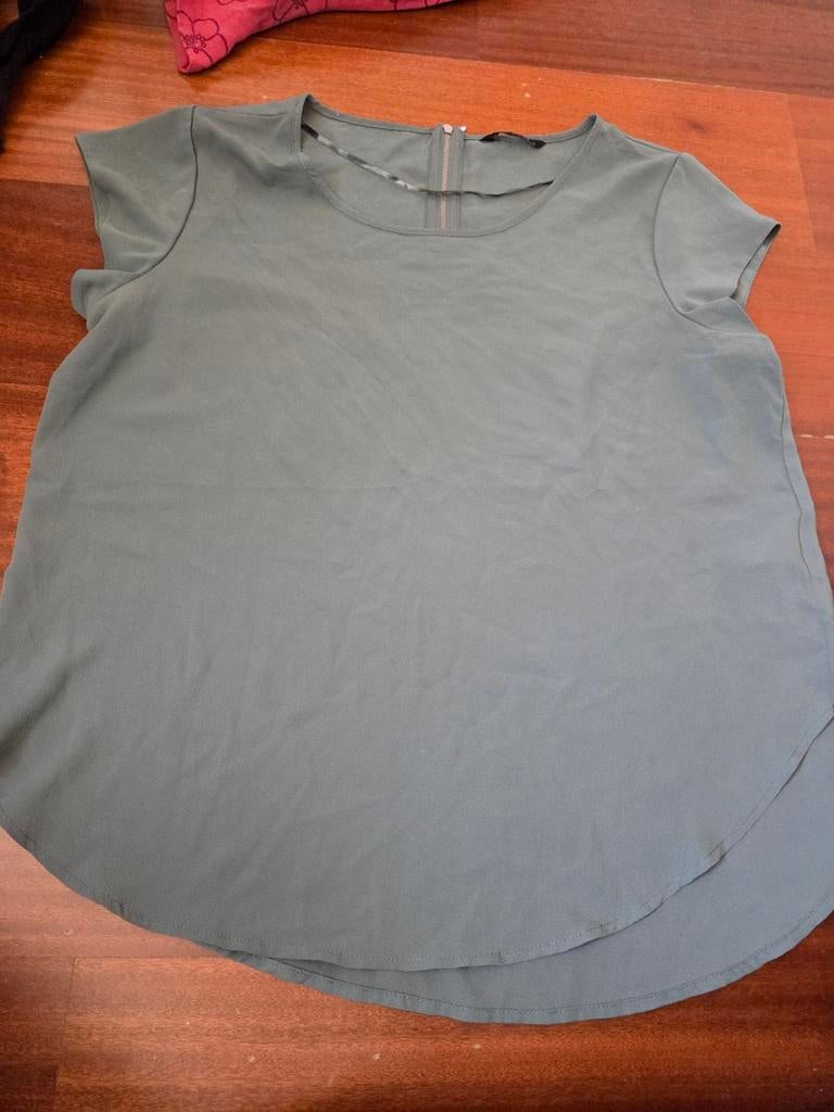 ONLY blouse shirt maat 42 balsam green / mintgroen, Kleding | Dames, Blouses en Tunieken, Only, Maat 42/44 (L), Ophalen of Verzenden