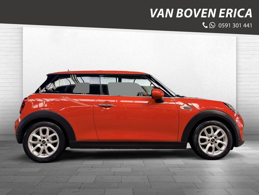 MINI Mini 1.5 Pepper II Leder Stoelverw. Union Jack Led Pdc, Auto's, Mini, Gebruikt, Overige kleuren, 4 stoelen, Leder en Stof