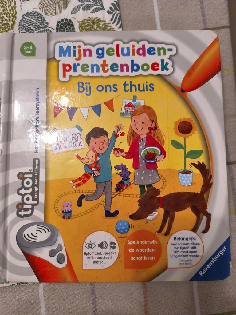 Tiptoi Prentenboek - Bij ons thuis, Ophalen of Verzenden, Gelezen, Martina Leykamm, Prentenboek