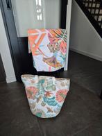 Roxy strandtas en badlaken, Ophalen of Verzenden, Zo goed als nieuw, Roze, Overige typen