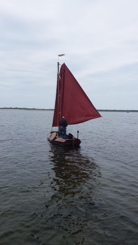 Klassieke Koo-boot zeilschouw., Watersport en Boten, Kajuitzeilboten en Zeiljachten, Ophalen, Gebruikt, Diesel, Tourjacht of Cruiser