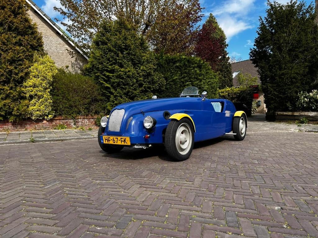 Burton 2CV Sport | Uniek Blauw-Geel | Gegalvaniseerd-Chassis, Voorwielaandrijving, 510 kg, 602 cc, 2CV
