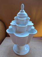 Witte tulpen vaas tulp vaas porselein hoogte 30cm riverdale, Ophalen of Verzenden