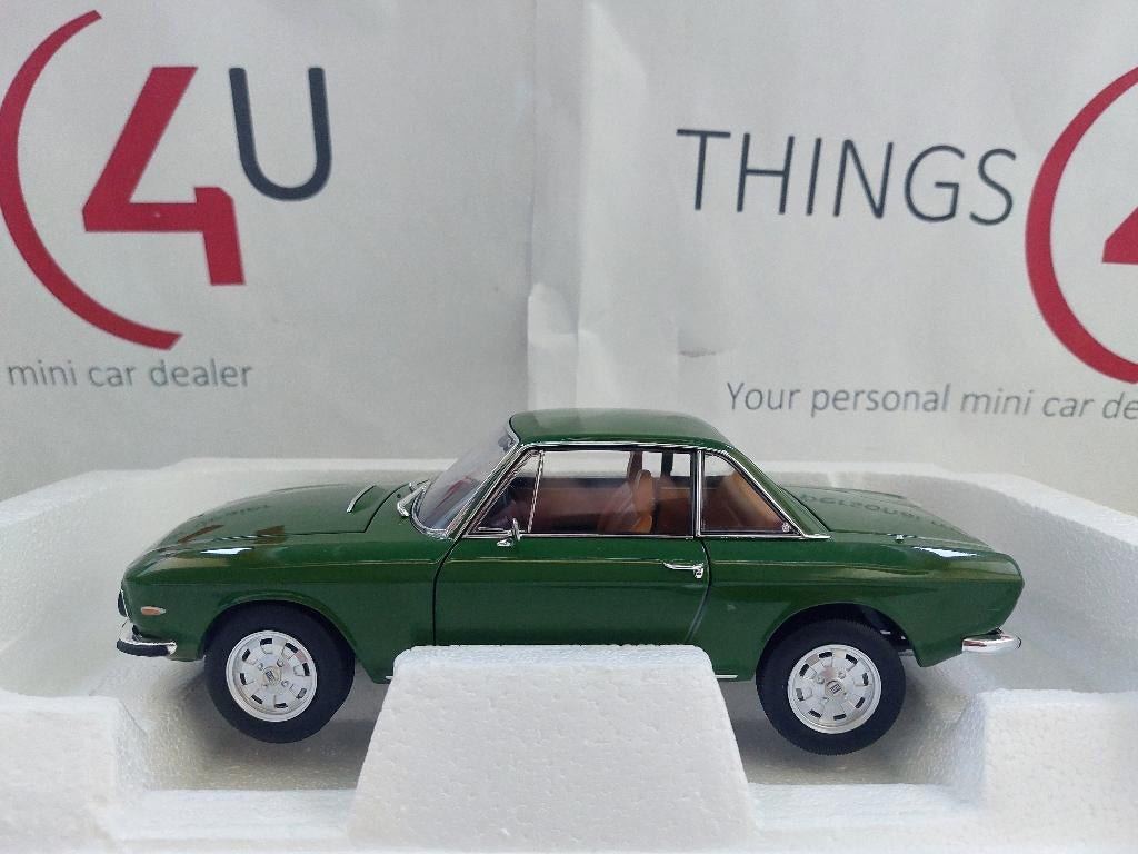 Norev 1:18 Lancia Fulvia 3 1975 Dublin groen nieuw, Ophalen of Verzenden, Nieuw, Auto, Norev