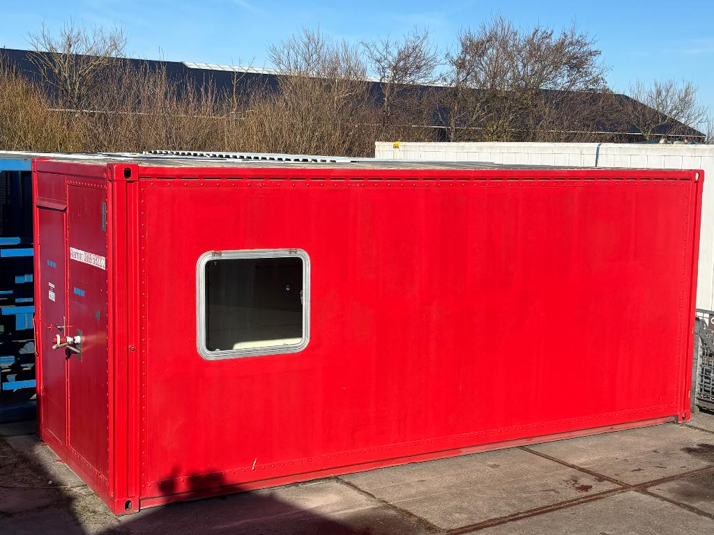 container / unit te koop, Ophalen