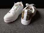 PANTERPRINT SNEAKERS , NIEUW, MAAT 40/41, STEVIGE ZOLEN, Wit, Nieuw, Ophalen of Verzenden, Sneakers of Gympen