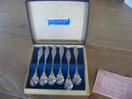 6 lepeltjes van De Paardenkop Pako-Meta, De Pako uit Rhenen, Antiek en Kunst, Antiek | Bestek, Verzenden