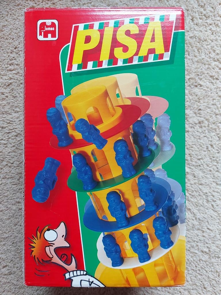 Pisa Toren Spel van Jumbo - Klassiek Balansspel, Hobby en Vrije tijd, Gezelschapsspellen | Bordspellen, Drie of vier spelers, Ophalen of Verzenden