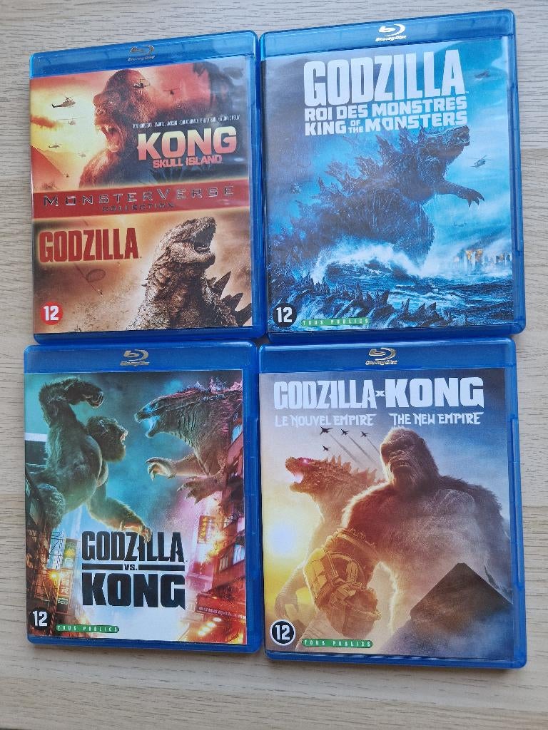 Godzilla & King Kong monster verse collectie blu ray, Cd's en Dvd's, Ophalen of Verzenden, Zo goed als nieuw, Actie