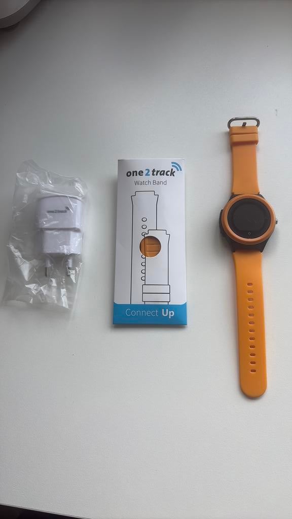 One 2 track oranje smartwatch, Ophalen of Verzenden, Gebruikt, Oranje, Android
