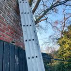 3 delige ladder (3x11 trede), Doe-het-zelf en Verbouw, Ladders en Trappen, Ophalen of Verzenden, Gebruikt, 4 meter of meer