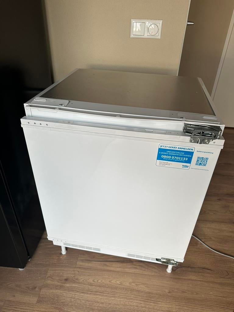 Inbouwkoelkast beko, Witgoed en Apparatuur, Vriezers en Diepvrieskisten, Gebruikt, Inbouw, 60 tot 90 cm, Ophalen