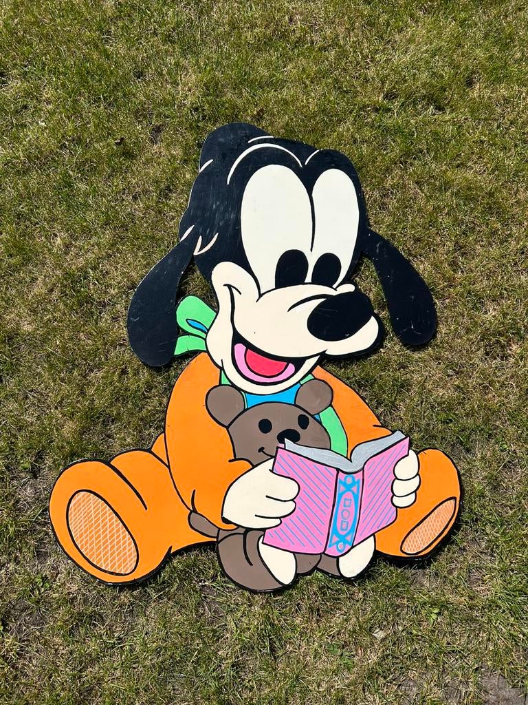 Geboortebord Disney, Kinderen en Baby's, Kraamcadeaus en Geboorteborden, Ophalen, Zo goed als nieuw, Geboortebord