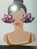 Zilveren Oorbellen met Roze Topaas - Nieuw, Nieuw, Ophalen of Verzenden, Roze, Met edelsteen