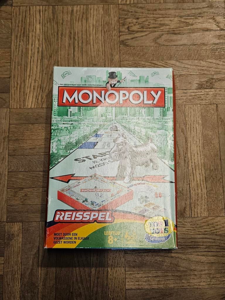 Reisspel Monopoly, Hobby en Vrije tijd, Gezelschapsspellen | Bordspellen, Een of twee spelers, Ophalen of Verzenden, Zo goed als nieuw