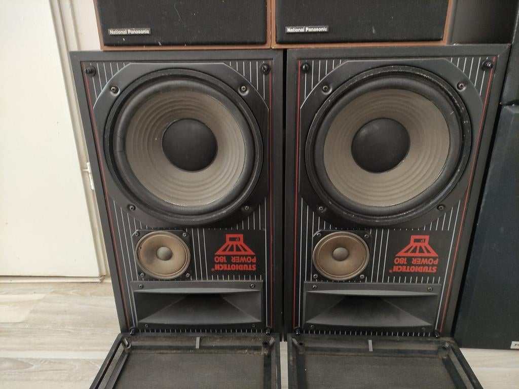 Studiotech Power 180 Speakers - Vintage Geluid, Audio, Tv en Foto, Luidsprekers, Overige merken, Gebruikt, Onbekend, Ophalen of Verzenden