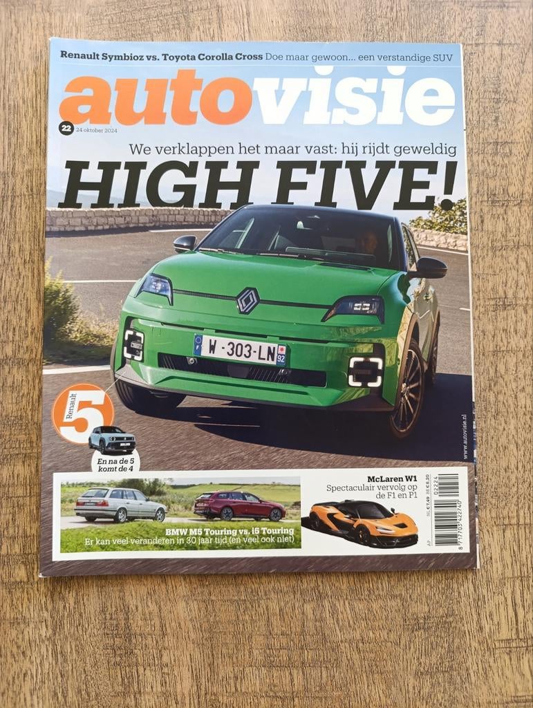 Autovisie Magazine - Renault Symbioz, BMW M5, McLaren W1, Ophalen of Verzenden, Gelezen, Renault
