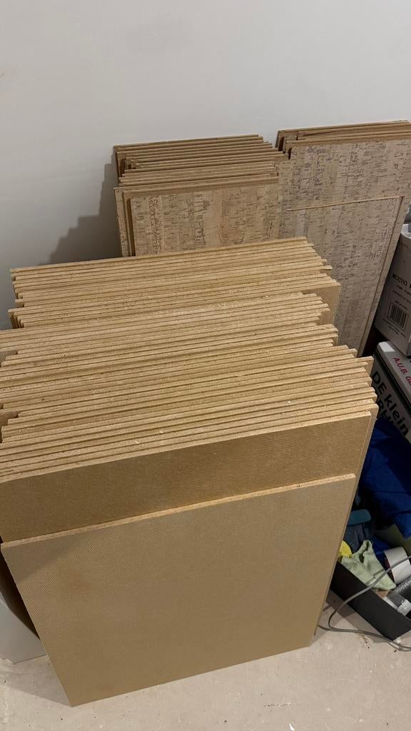 Klik kurkvloer / vilt ondervloer. Alles los te koop, Ophalen, Overige materialen, Gebruikt, 50 tot 150 cm