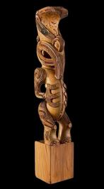 Maori houtsnijwerk Nieuw Zeeland New Zealand Tiki Rotorua NZ, Ophalen of Verzenden