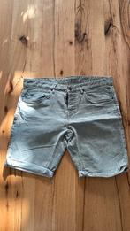 Cast Iron korte spijkerbroek short lichtgrijs maat 36, Verzenden, Zo goed als nieuw, Grijs, W36 - W38 (confectie 52/54)