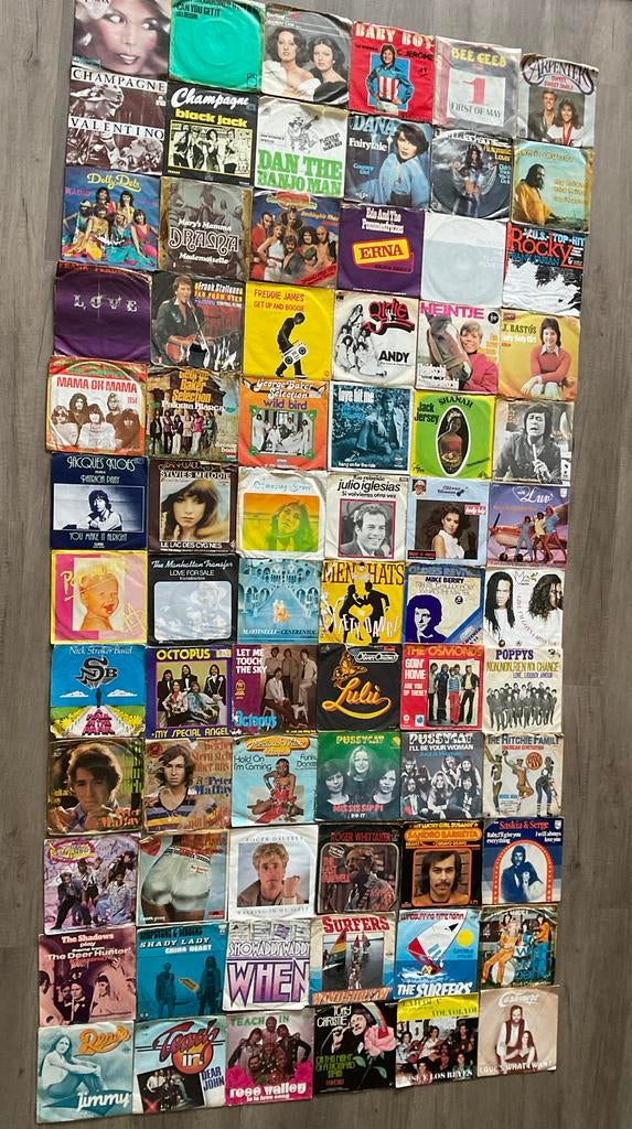 Partij collectie 7 inch singles (72 stuks), Boeken, Ophalen of Verzenden, Zo goed als nieuw