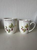 2 mokken Marjolein Bastin “Wild Flowers”, Ophalen of Verzenden, Zo goed als nieuw, Overige stijlen, Kop(pen) en/of Schotel(s)