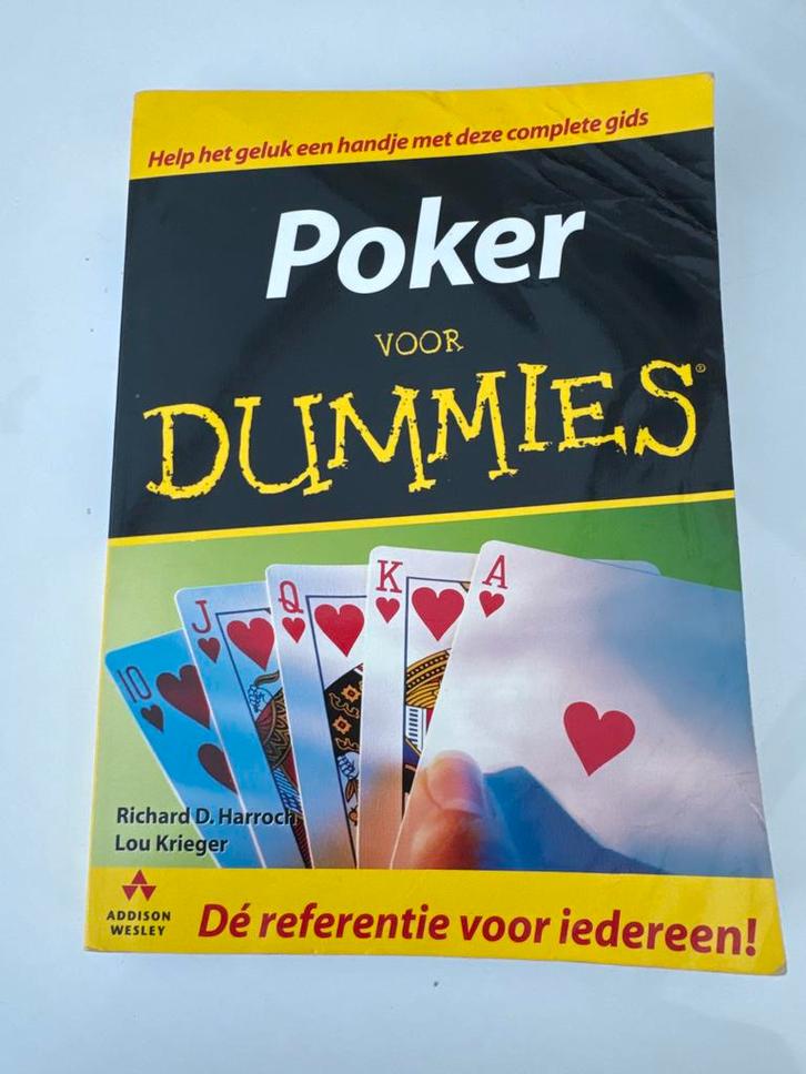 Poker voor Dummies - Complete Gids voor Beginners, Boeken, Hobby en Vrije tijd, Zo goed als nieuw, Overige onderwerpen, Ophalen of Verzenden