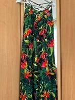 Midi jurk met spaghettibandjes, veelkleurige bloemen, Overige kleuren, Maat 42/44 (L), Ophalen of Verzenden, Zo goed als nieuw