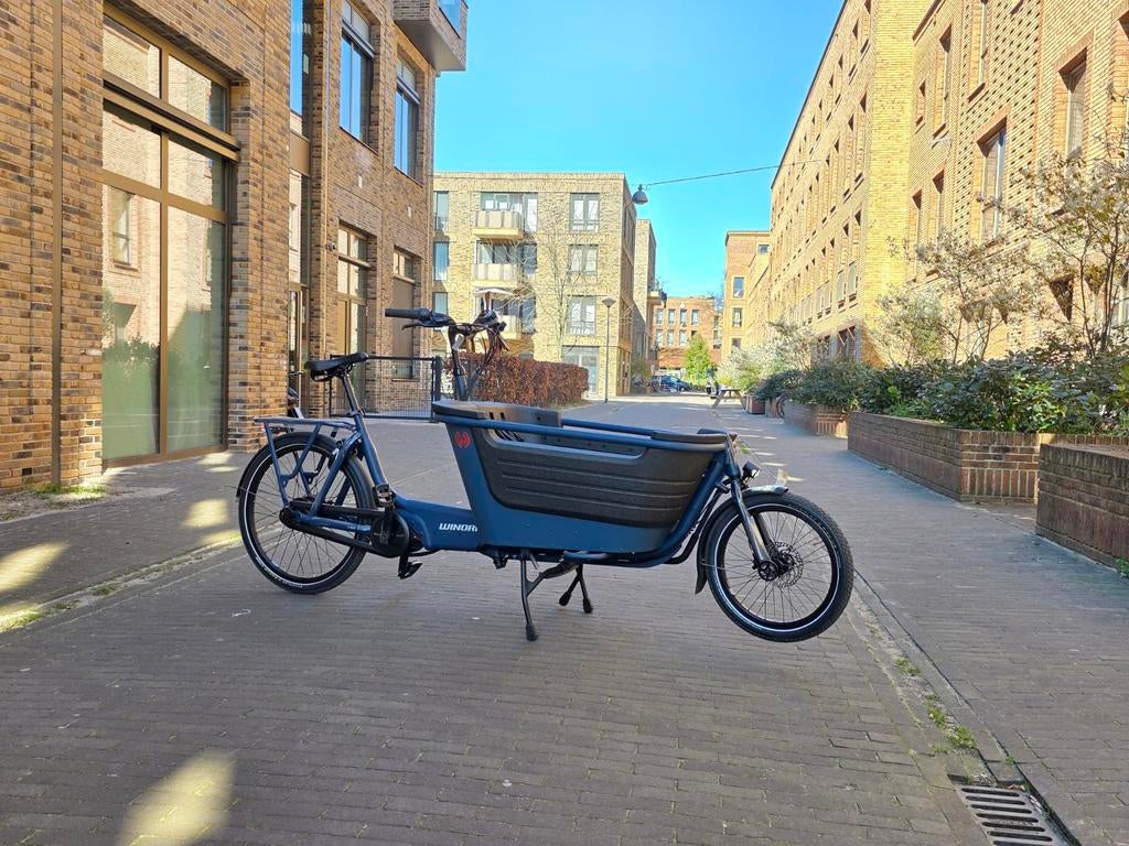 Nieuwe Winora Fub 2 bakfiets - Ideaal voor 2 kinderen, Fietsen en Brommers, Fietsen | Bakfietsen, Overige merken, Gebruikt, Info@winora.com