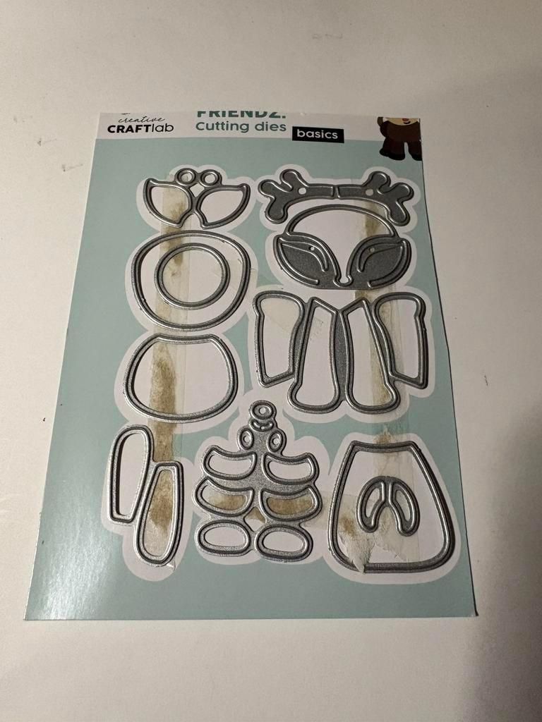 C craftlab snijmal friends dier rudolf hert, Hobby en Vrije tijd, Ophalen of Verzenden, Zo goed als nieuw, Overige thema's, Pons of Mal