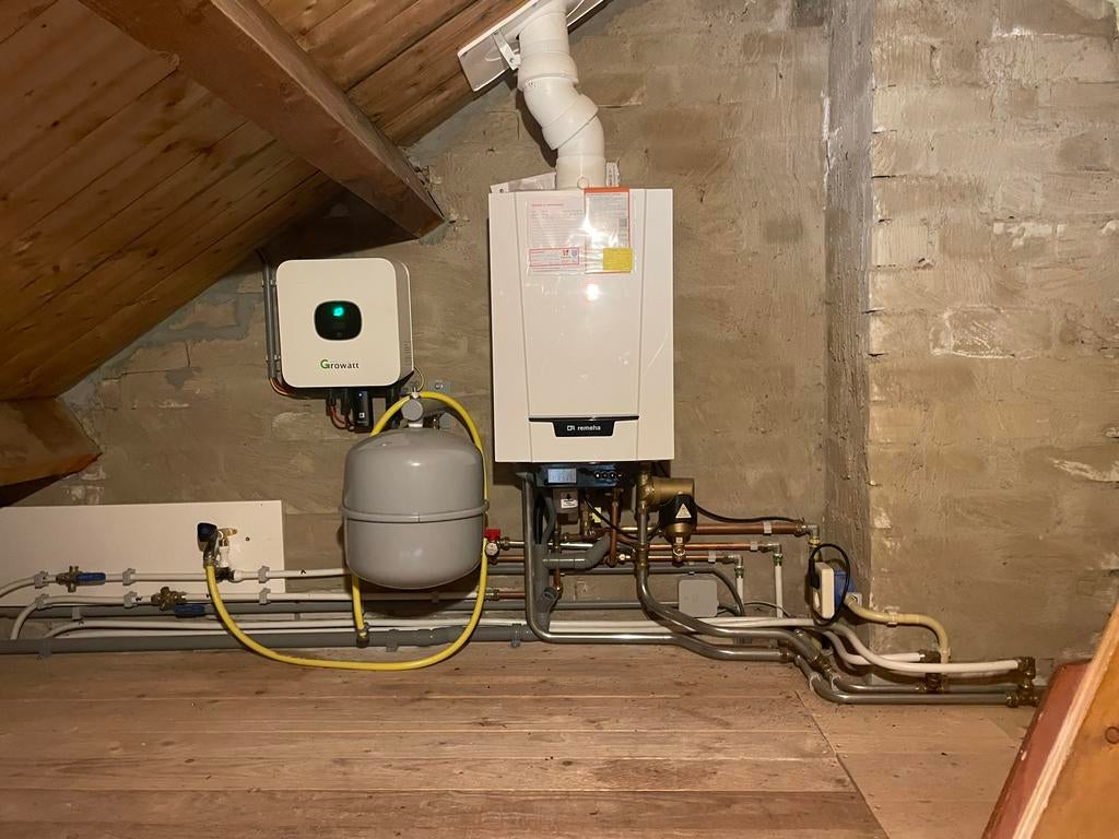 Remeha Tzerra Ace 28c CW4 HR cv-ketel (5,5 jaar oud), Ophalen, 30 tot 80 cm, Gebruikt, Hoog rendement (Hr)