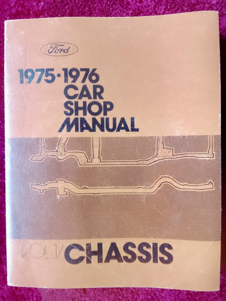 FORD USA 1975-1976 CAR SHOP MANUAL, Ophalen of Verzenden