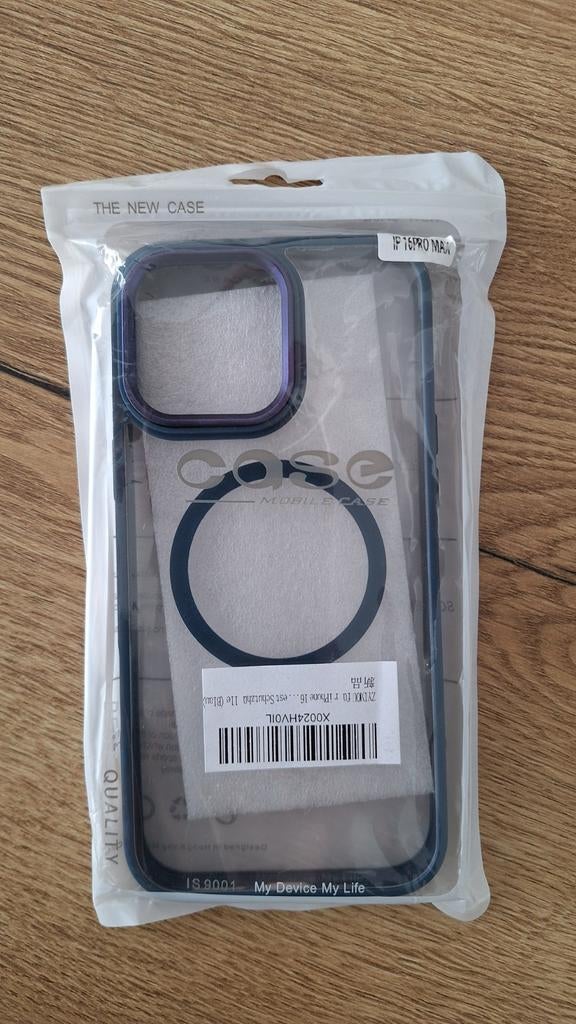 2x iPhone 16 pro max hoesjes blauw, Telecommunicatie, Ophalen of Verzenden