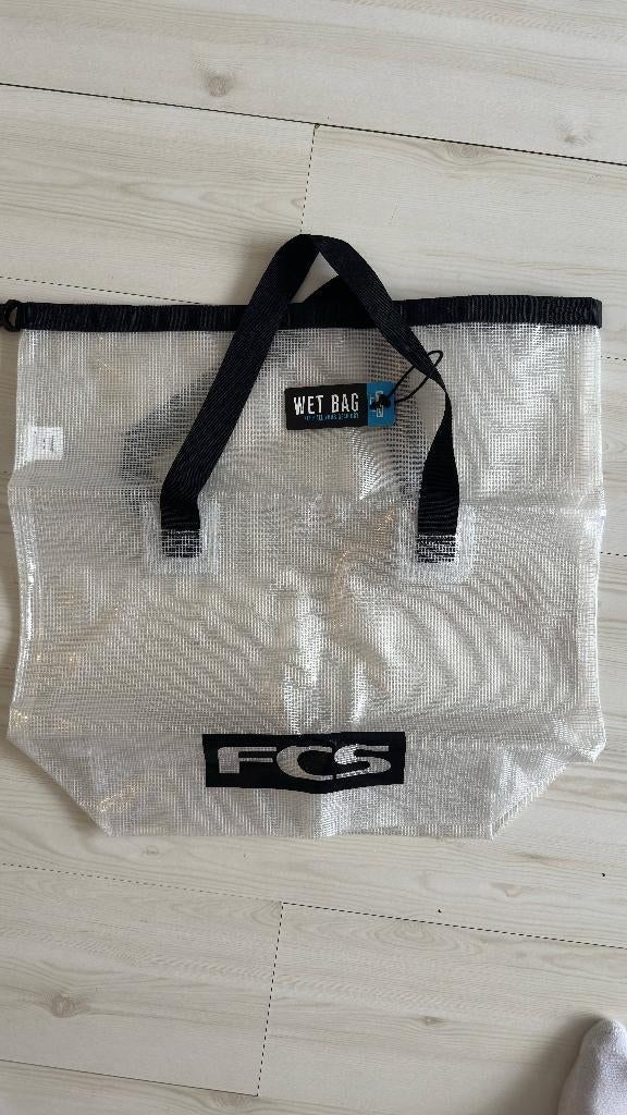 (NEW) FCS Wet Bag Clear – waterdichte wetsuit tas, Ophalen, Nieuw, Unisex volwassen