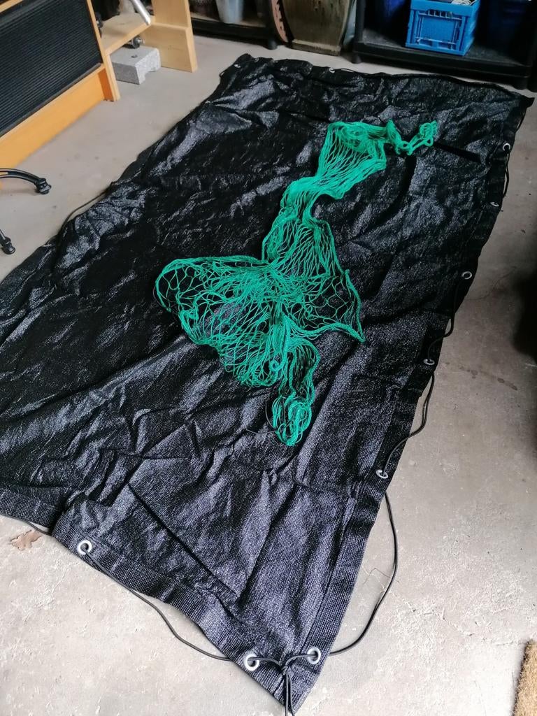 Te Koop Aanhangernet en Fijnmazig net., Ophalen of Verzenden, 15 m² of meer, Zeil