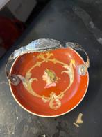 Antiek Zilveren Hengsel Bonbonschaaltje met Klassieke Decora, Antiek en Kunst, Ophalen of Verzenden